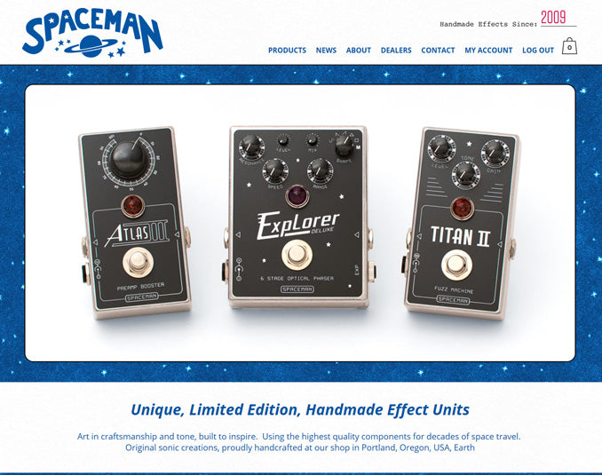 SpacemanEffects.com 2.0 Has Arrived