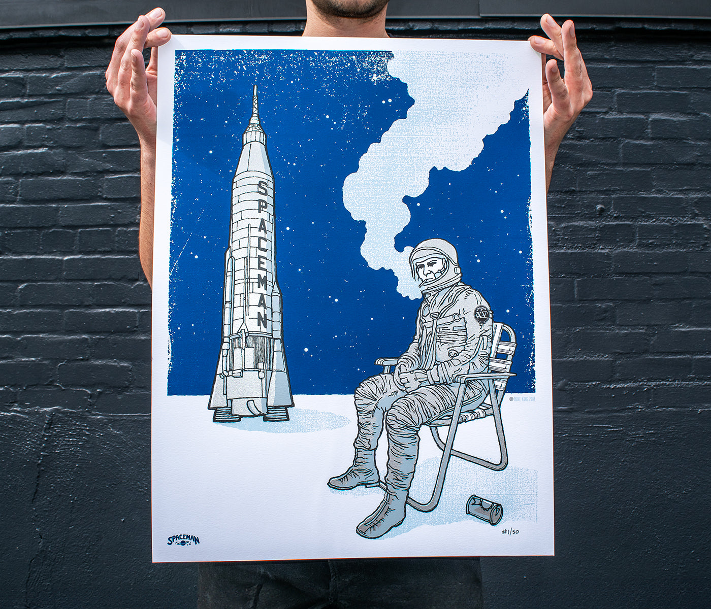 18x24 Screenprint Poster - Spaceman Effects