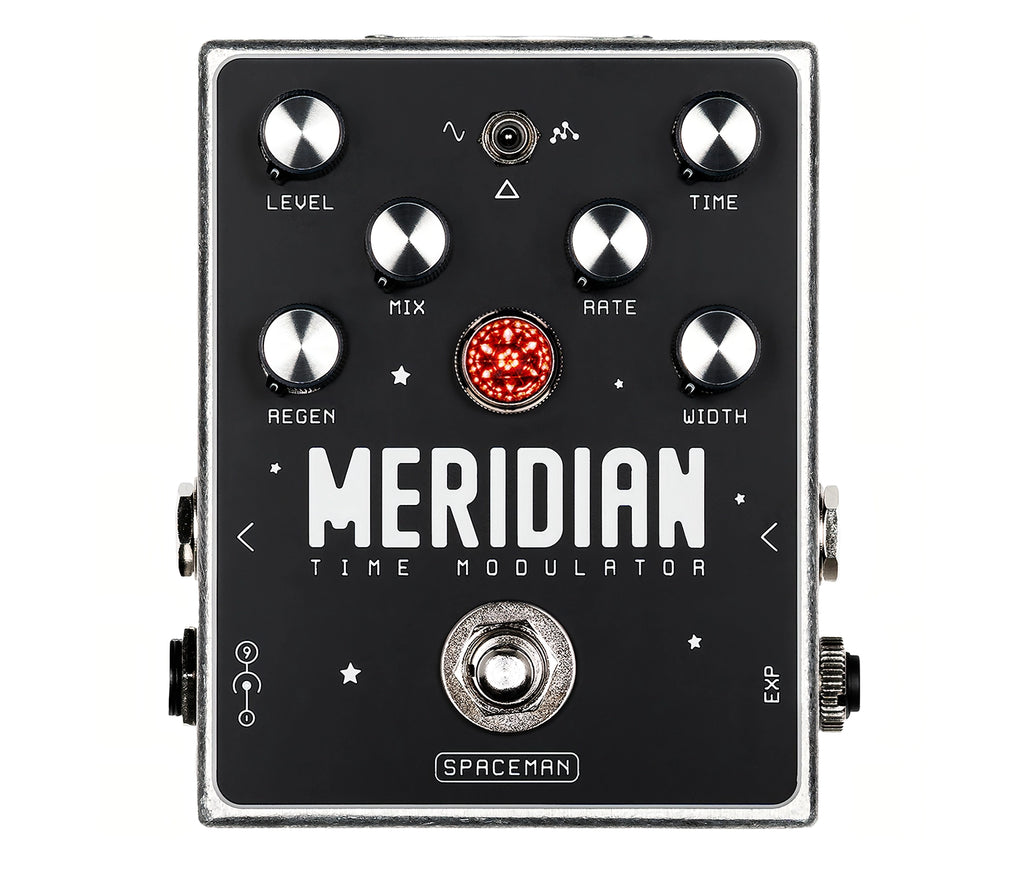 ギター Spaceman MERIDIAN Time Modulator Spaceman Meridian Time Modulator Chorus Effect Pedal, Purple Sparkle